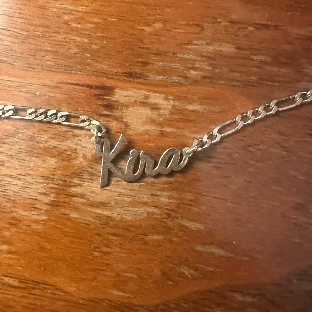 Silver Name Necklace